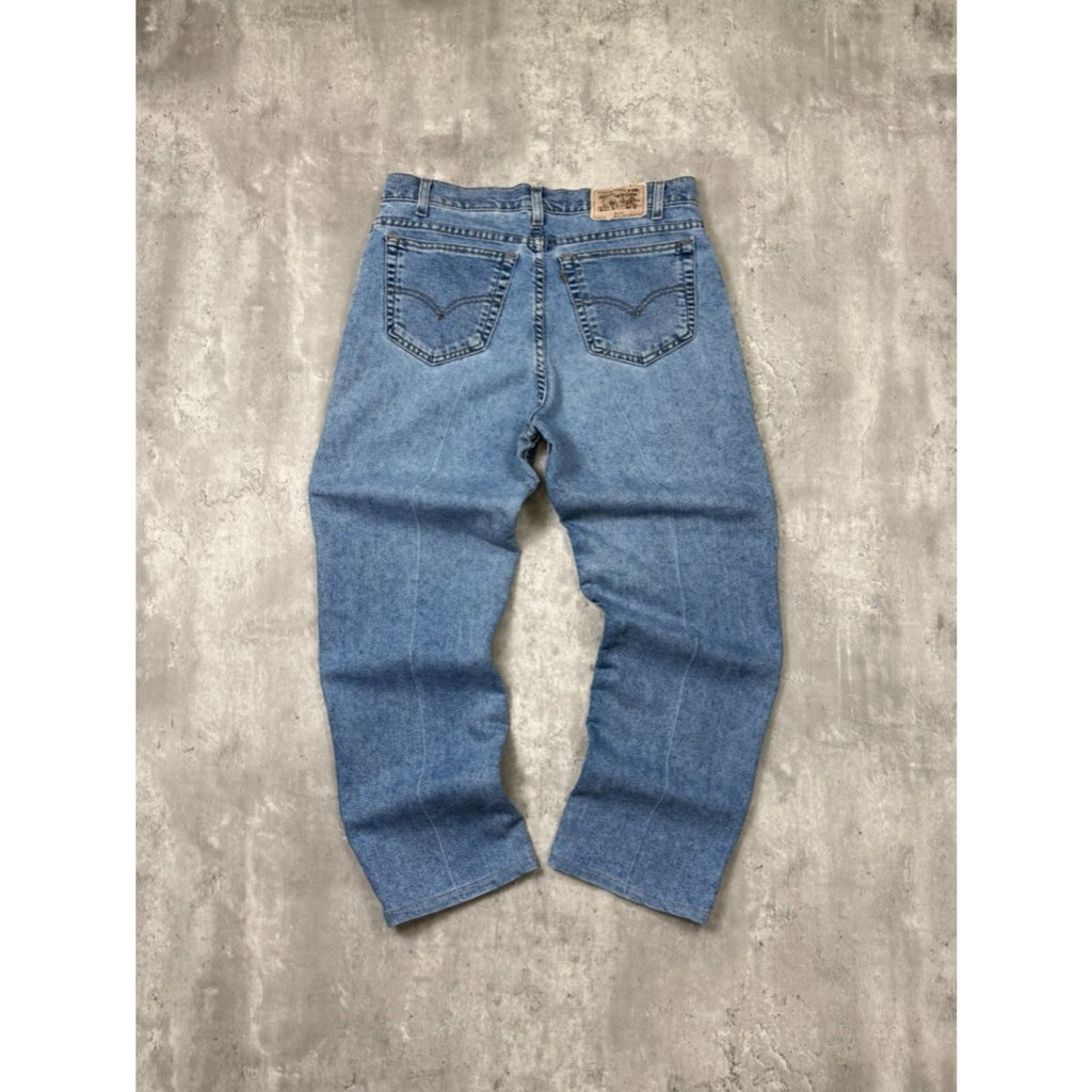 Vintage Levis Flex Brown Tab Light Wash Denim Pants Size 34