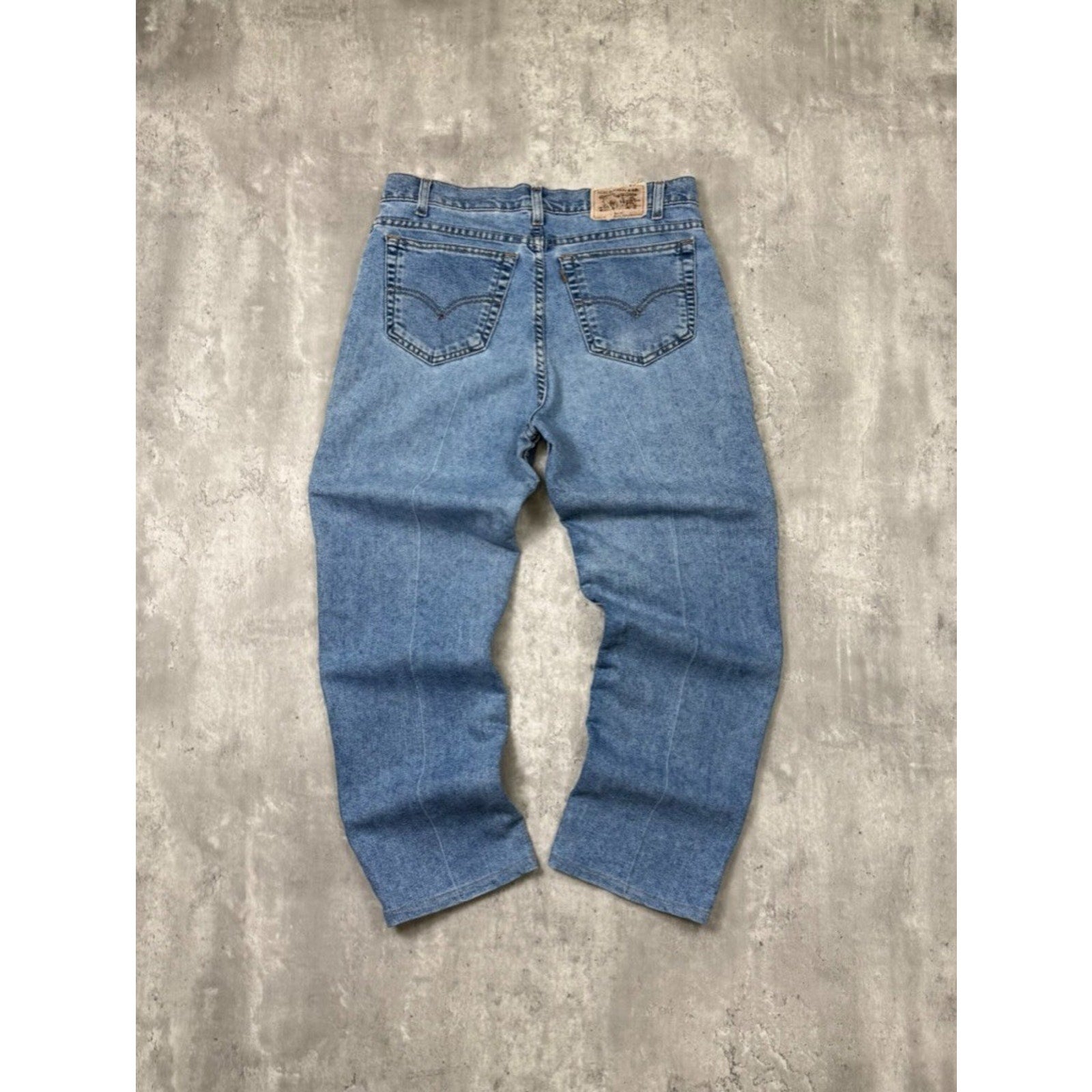 Vintage Levis Flex Brown Tab Light Wash Denim Pants Size 34
