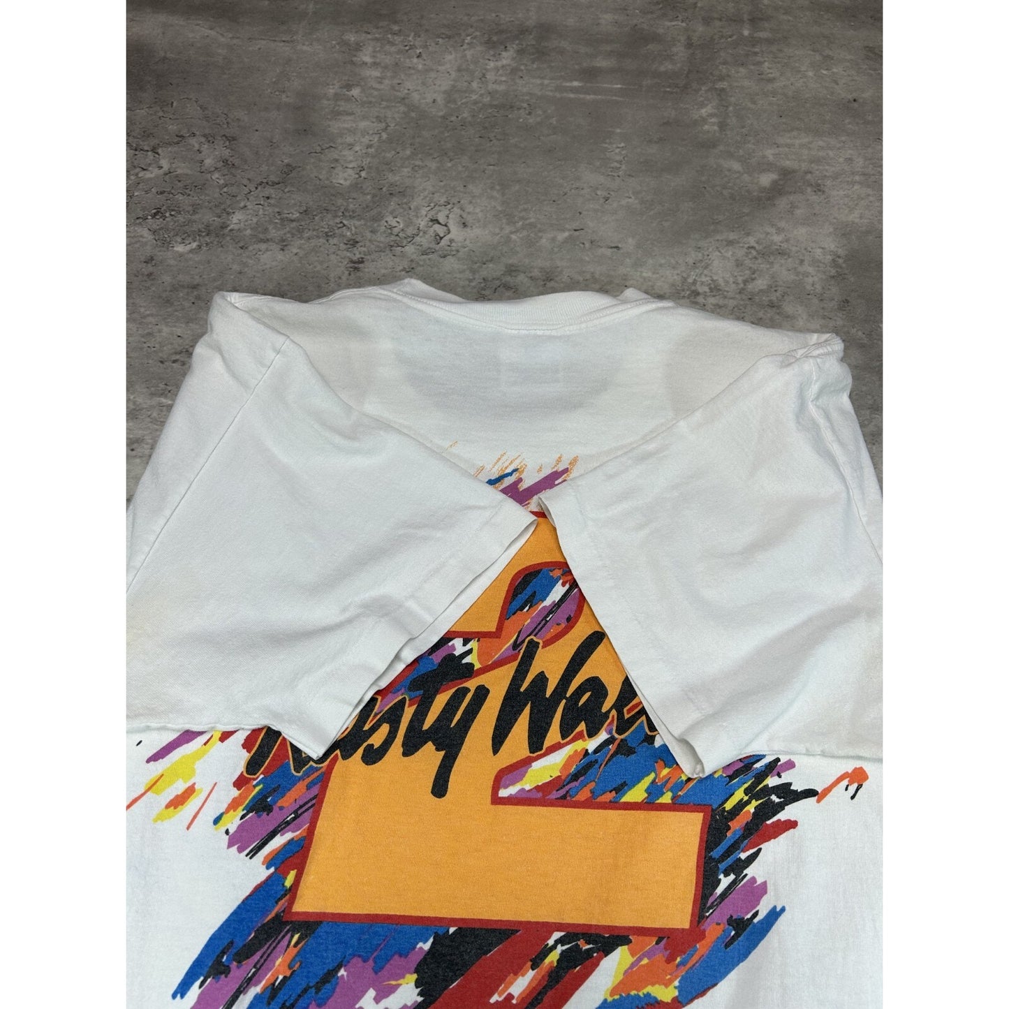 Vintage 90s Rusty Wallace #2 Miller Racing Nascar Art Graphic T-Shirt Size XL