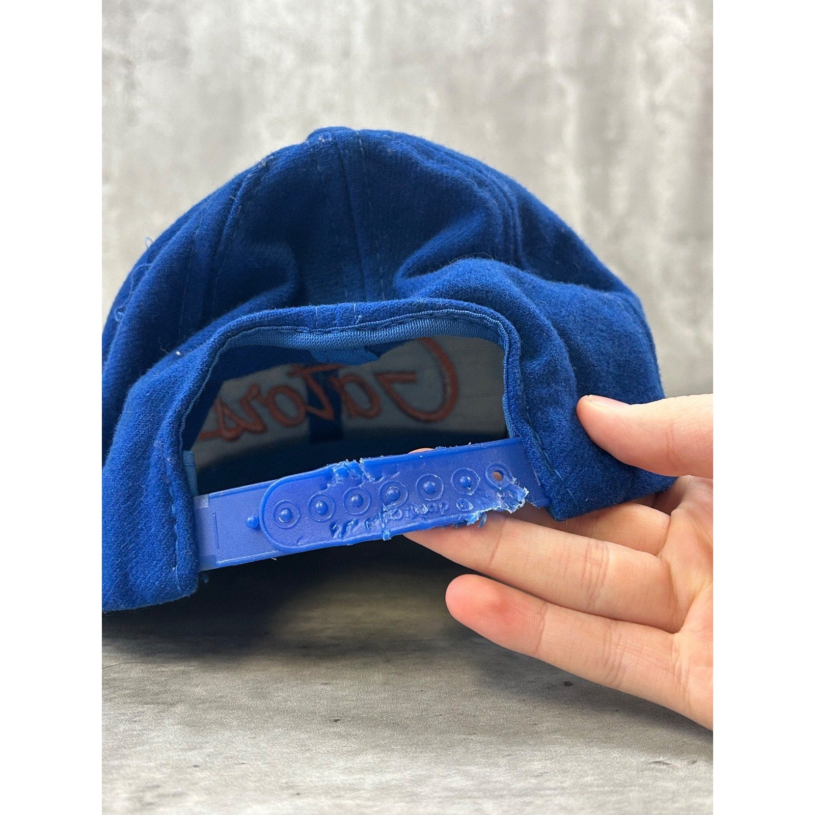 Vintage 90s Florida Gators NCAA Embroidered Script Spellout Snapback Hat OSFA