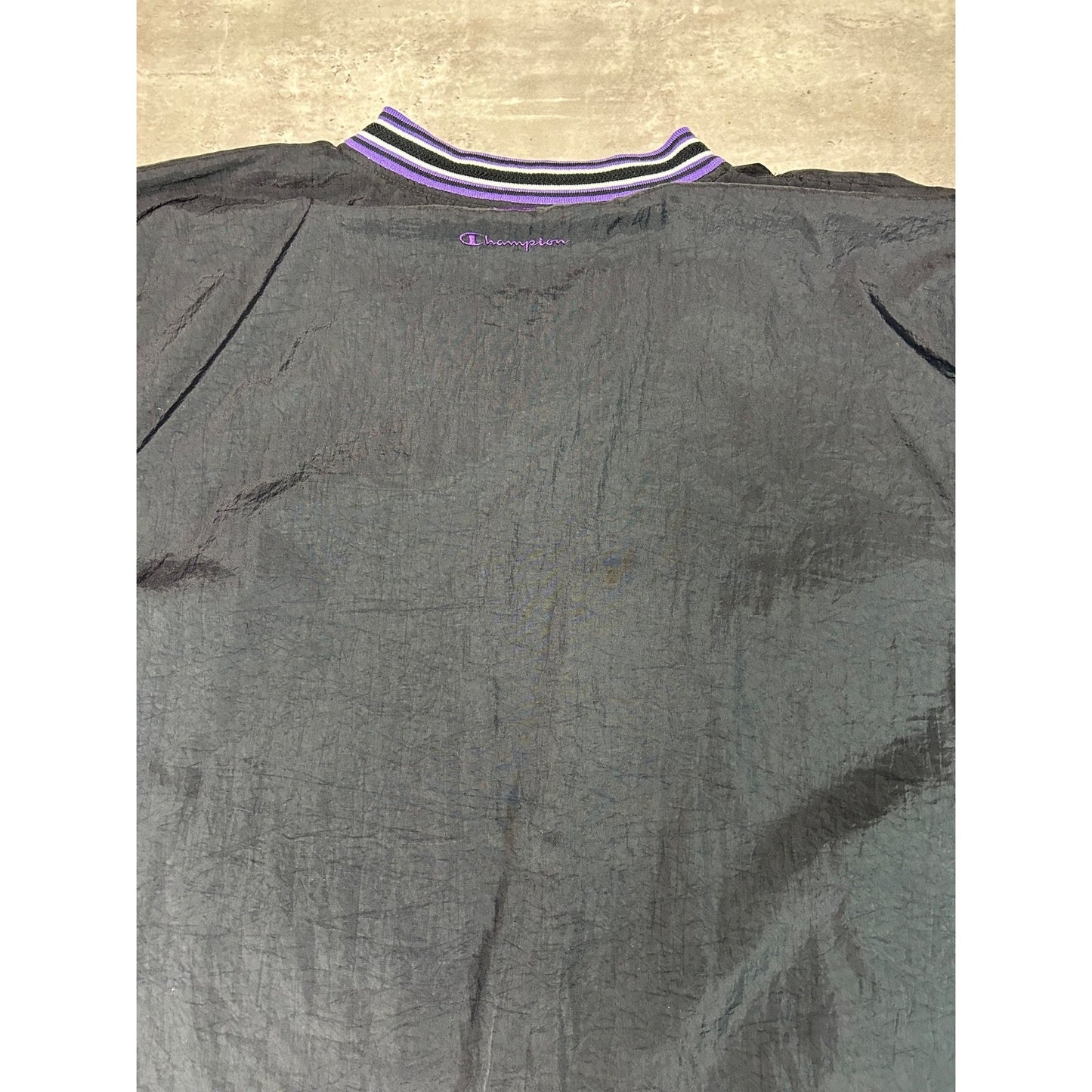 Vintage 90s New Haven Bulldogs Collegiate Embroidered Windbreaker Jacket Sz 2XL