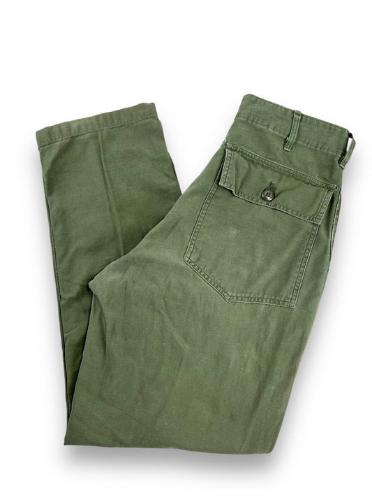 Vintage 80s US Military OG-107 Field Pants Size 31 Green