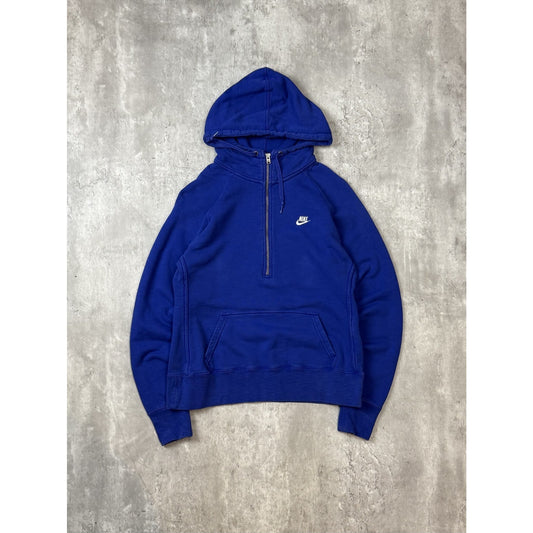 Nike Embroidered Logo 1/2 Zip Pullover Hooded Sweatshirt Size YOUTH XL