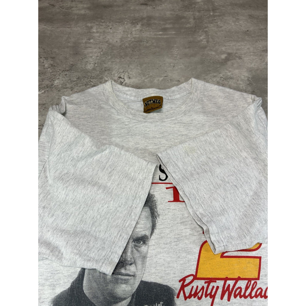 Vintage 1994 Rusty Wallace #2 Nascar Winston Cup Schedule T-Shirt Size Large
