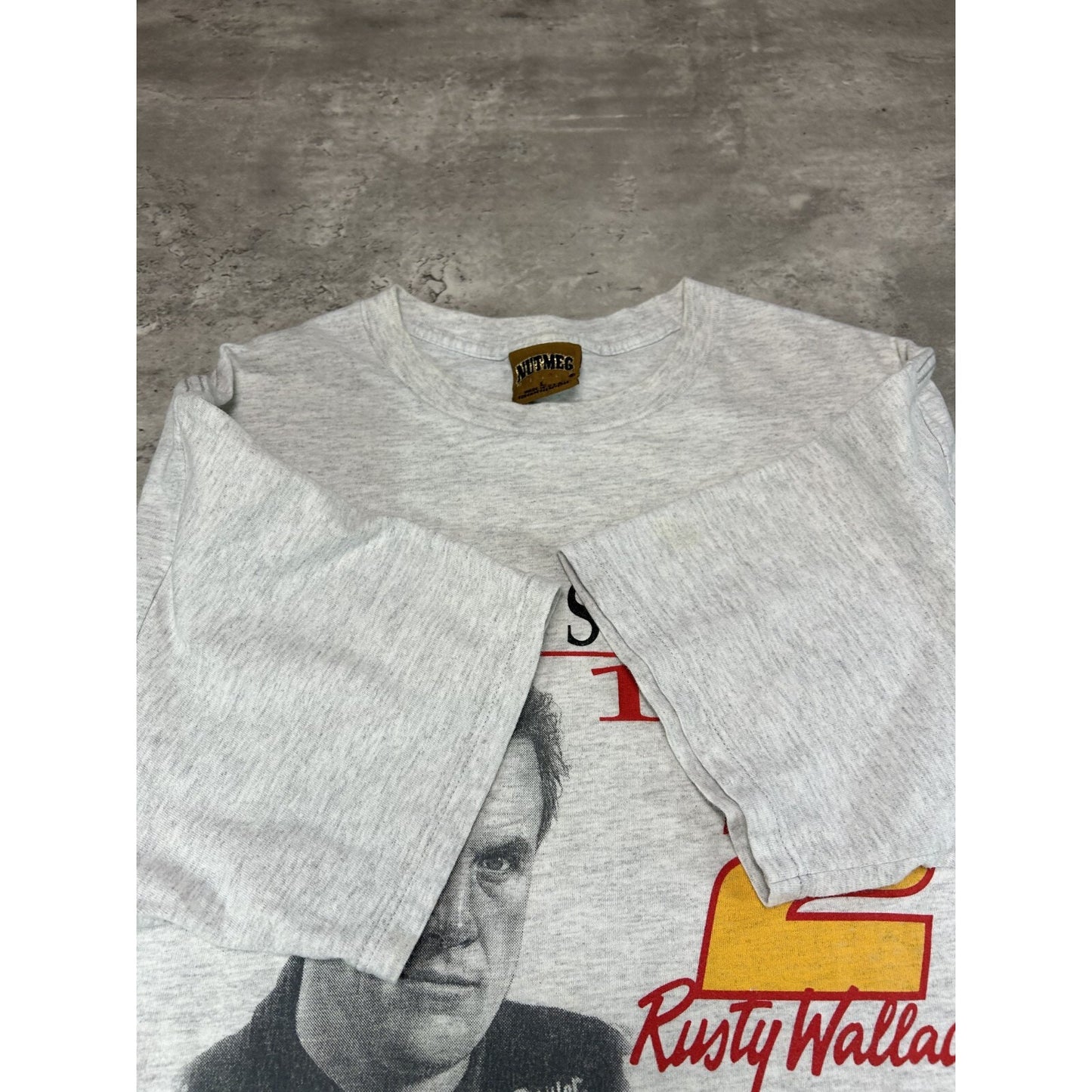 Vintage 1994 Rusty Wallace #2 Nascar Winston Cup Schedule T-Shirt Size Large