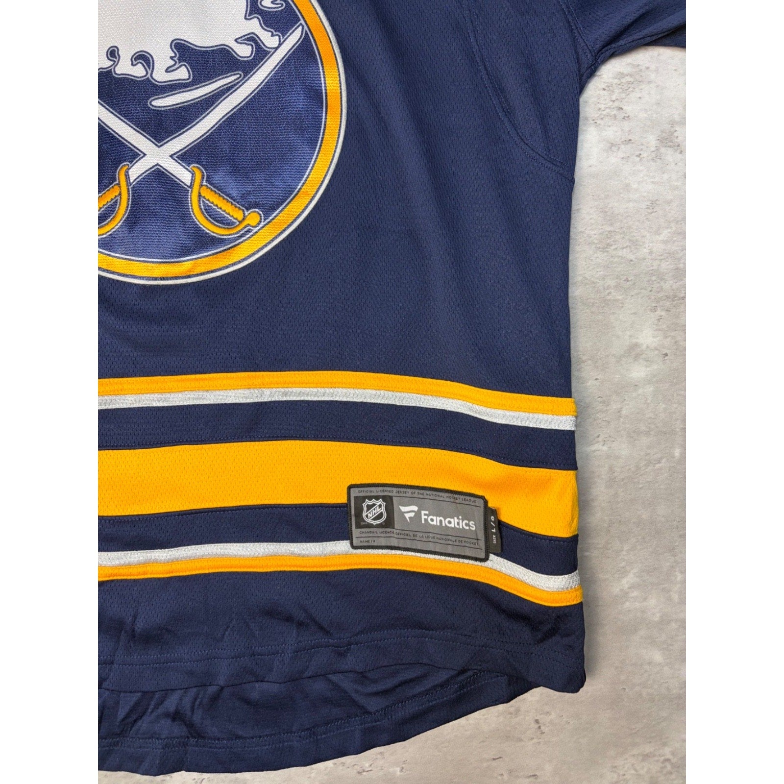 Jack Eichel #15 Buffalo Sabres NHL Fanatics Hockey Jersey Size Large