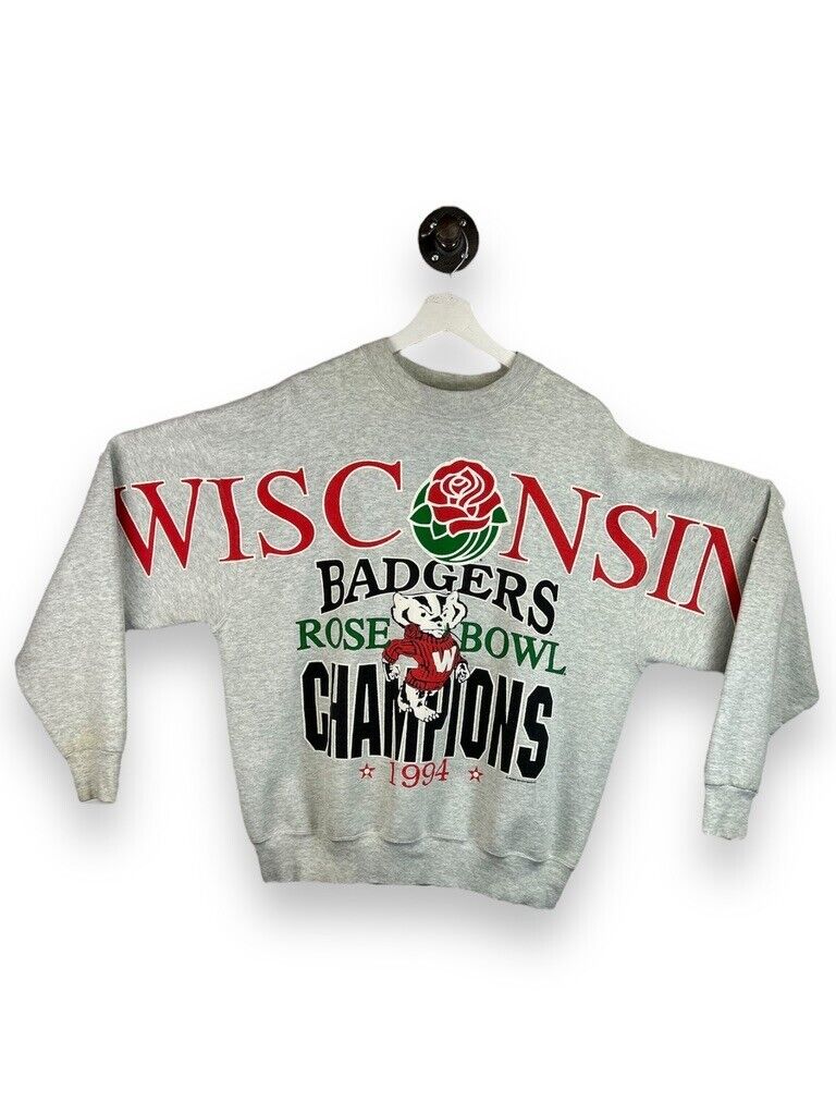 Vintage 1994 Wisconsin Badgers NCAA Rose Bowl Champs Sweatshirt Size XL