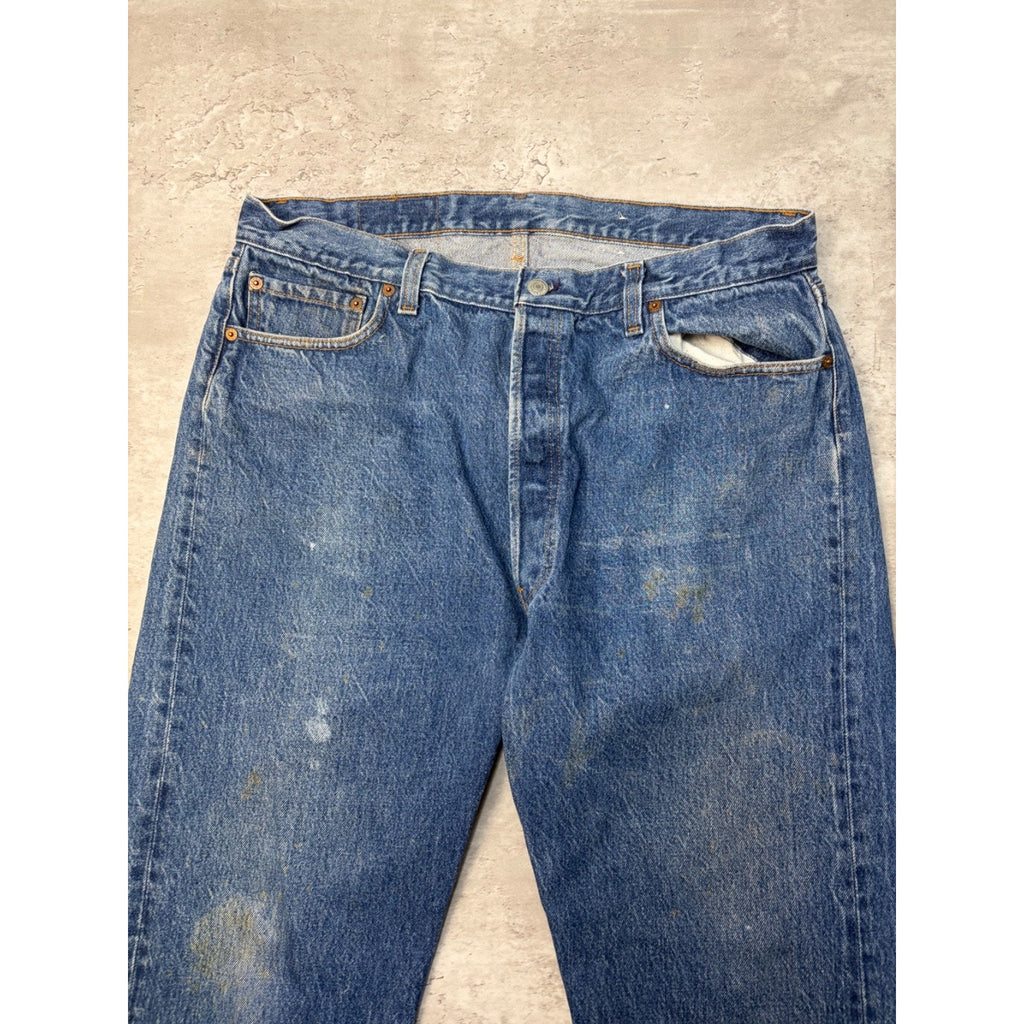 Vintage 80s/90s Levis XX Button Fly Dark Wash Denim Pants Size 36