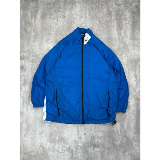 Vintage 2000s Nike Embroidered Swoosh Nylon Full Zip Jacket Size Large