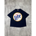 Vintage Rusty Wallace #2 Miller Lite Racing Nascar Graphic T-Shirt Size XL