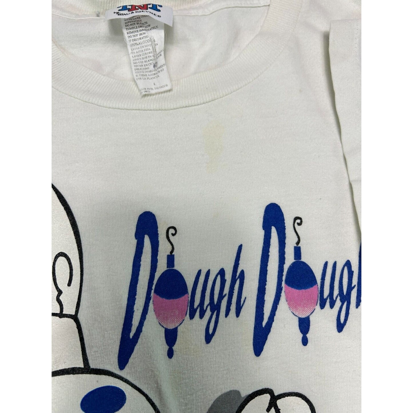 Vintage 1996 Pillsbury Dough Boy Christmas Graphic T-Shirt Size Large