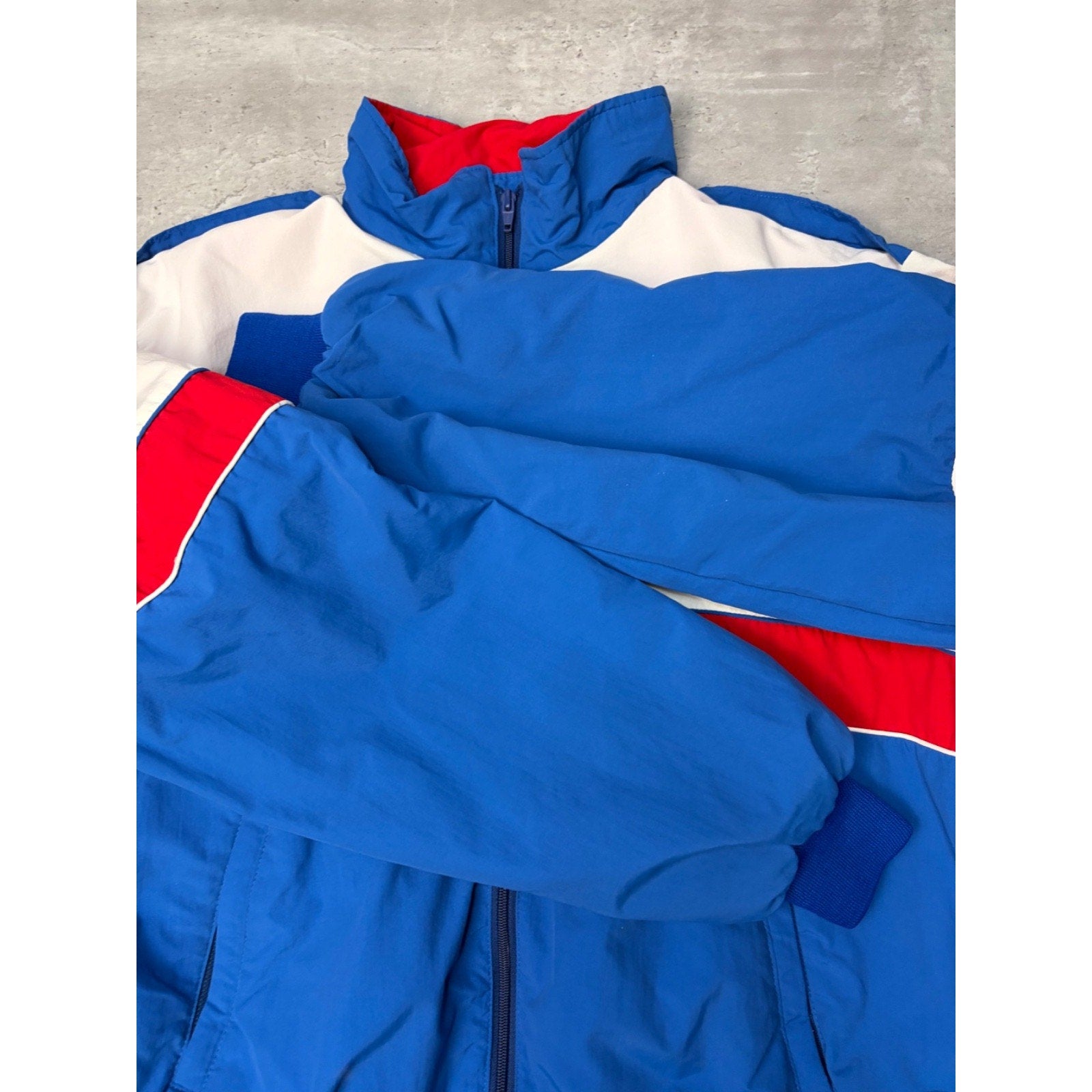 Vintage 90s Team Budweiser Nascar Team Full Zip Bomber Jacket Size XL