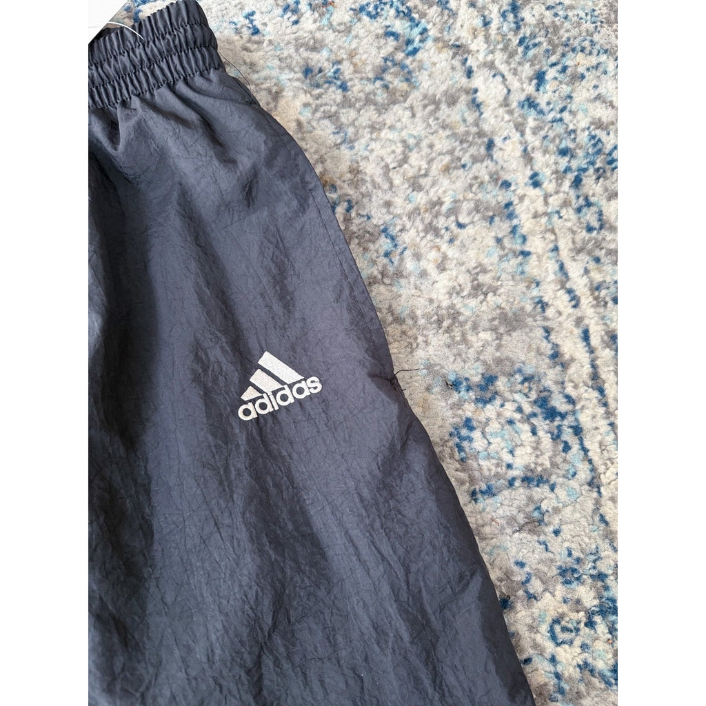 Vintage Adidas Embroidered Logo Nylon Windbreaker Pants Size Medium