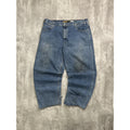 Vintage Y2K Levis Silver Tab Baggy Fit Medium Wash Denim Pants Size 39