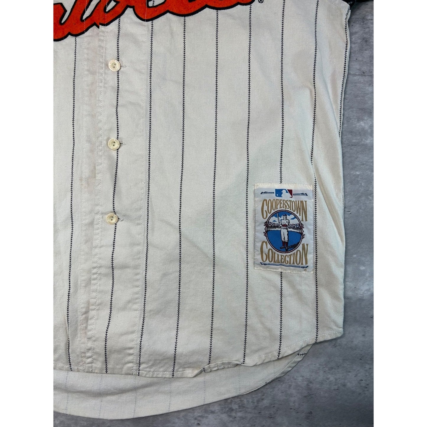 Vintage 90s Brooks Robinson #5 Baltimore MLB Orioles Retro Stitched Jersey Large