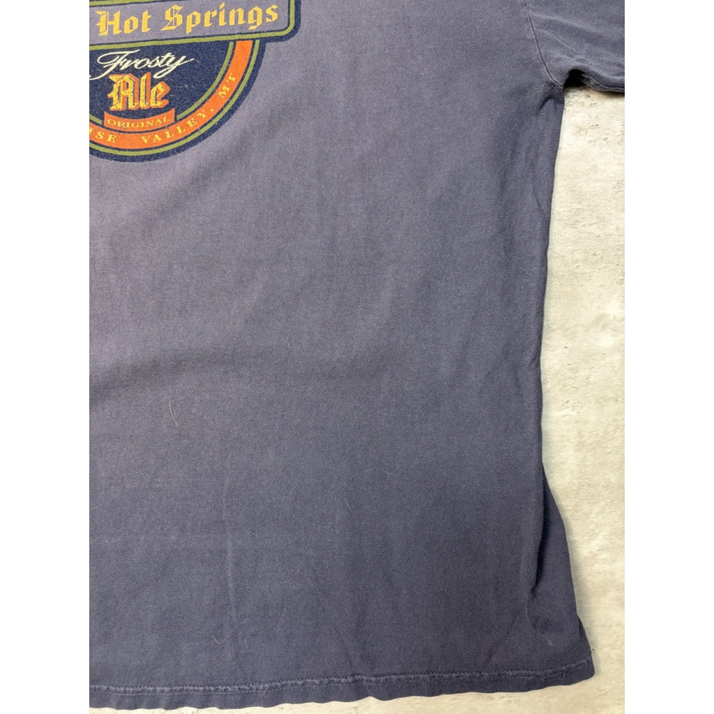 Vintage Chico Hot Springs Destination Graphic Long Sleeve T-Shirt Size XL