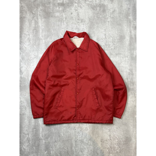 Vintage 70s/80s Georgia Bulldogs NCAA HOw About Them Dogs Coaches Jacket Sz Med