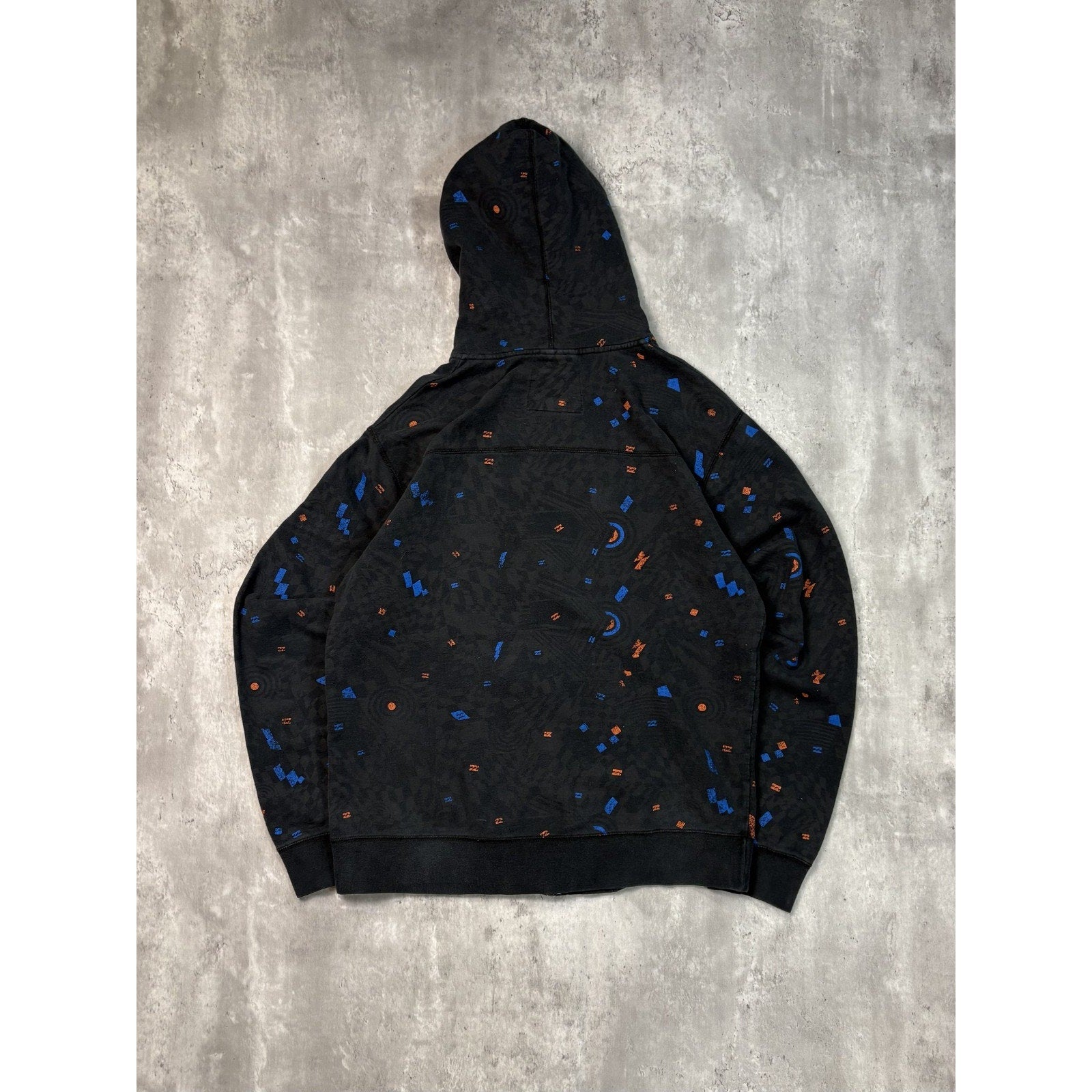Vintage Y2K Billabong Embroidered Spellout Full Zip Sweatshirt Size XL
