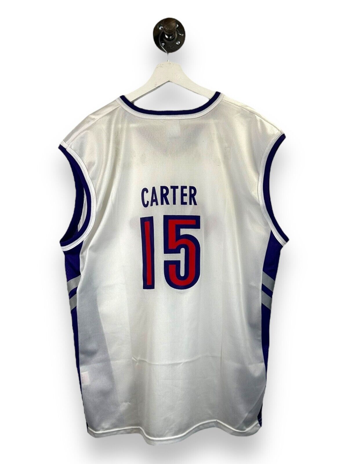 VTG Vince Carter #15 Toronto Raptors NBA Champion Wide Shoulder Jersey Size 44