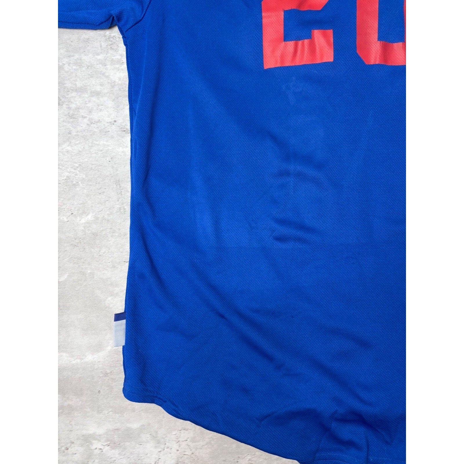 Vintage Texas Rangers #20 Right At Home Majestic Baseball Jersey Size Medium