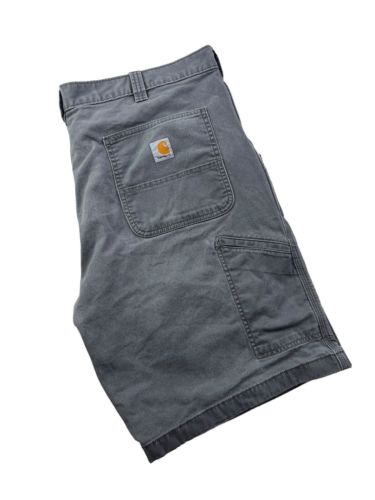 Carhartt Relaxed Fit Canvas Workwear Five Pocket Shorts Size 40 Gray