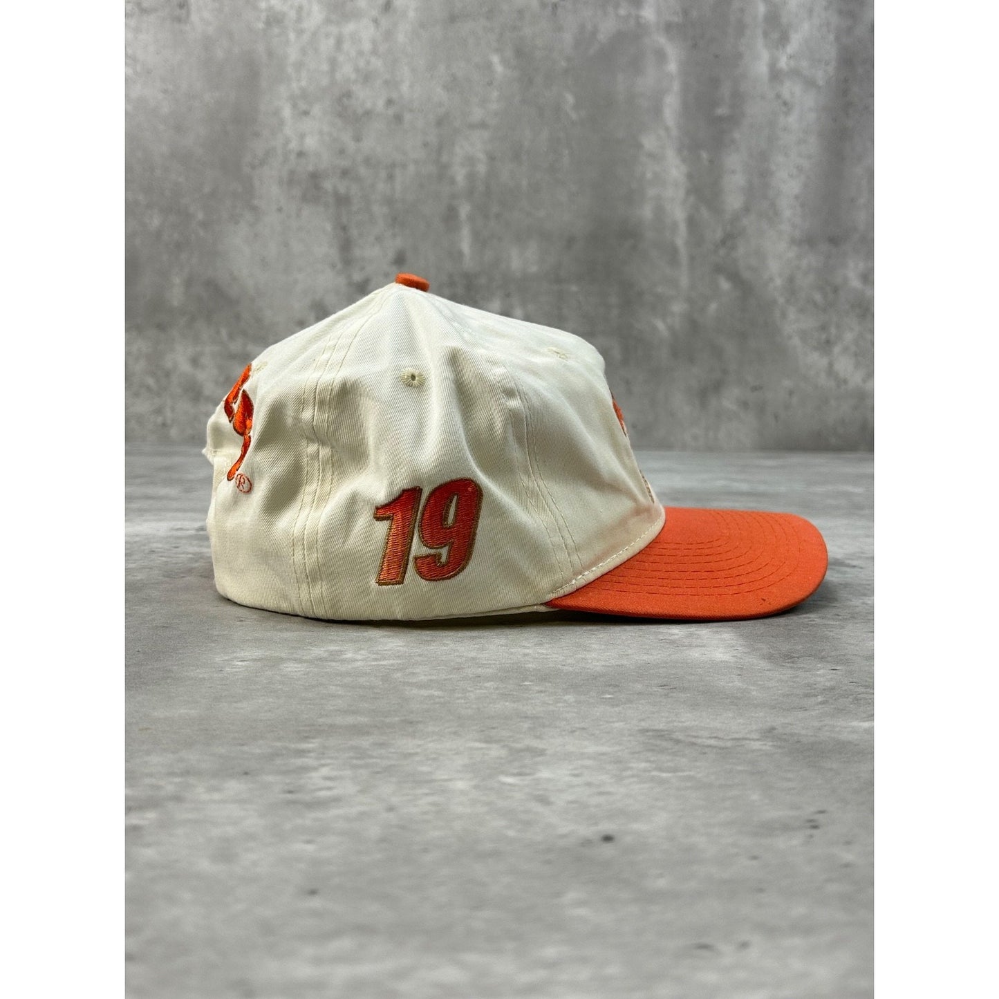 Vintage 90s Loy Allen Jr #19 Hooters Racing Embroidered Nascar Snapback Hat OSFA