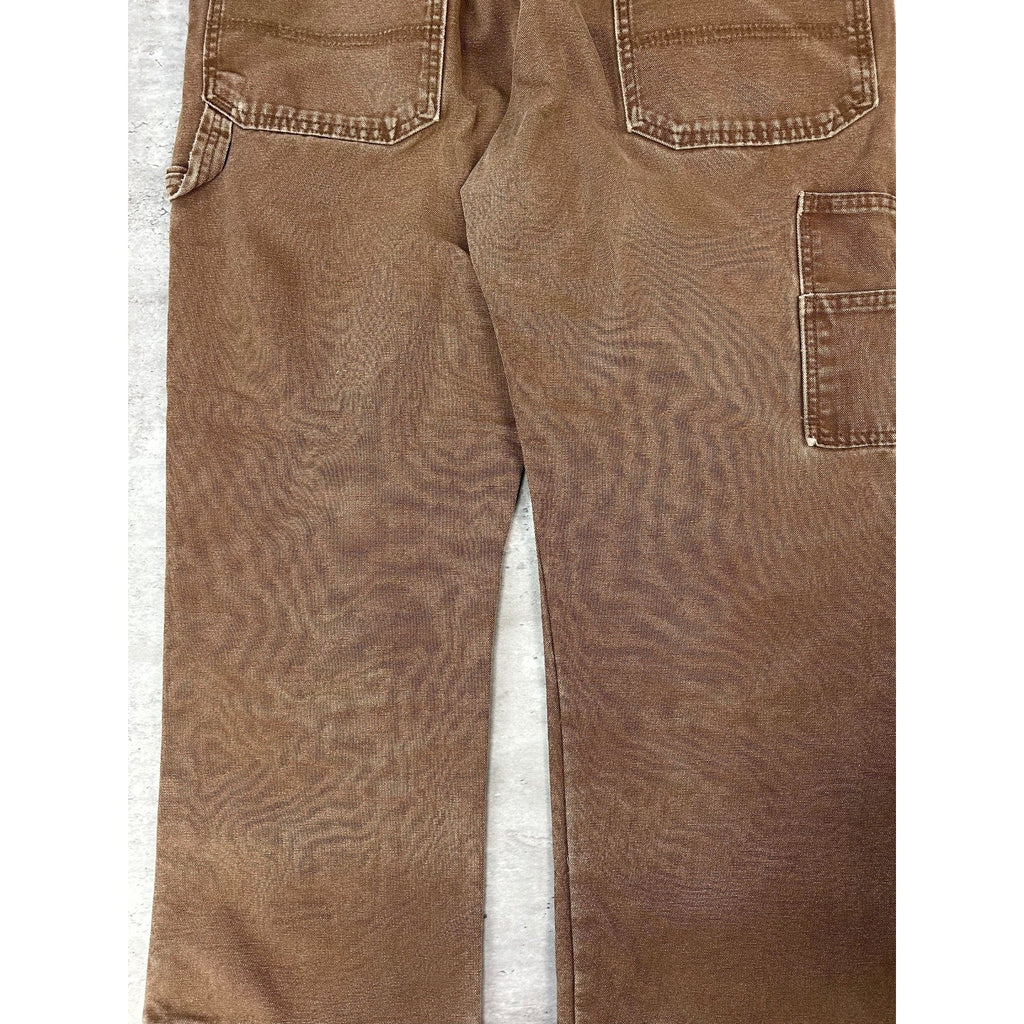 Dickies Canvas Workwear Carpenter Pants Size 37 Brown