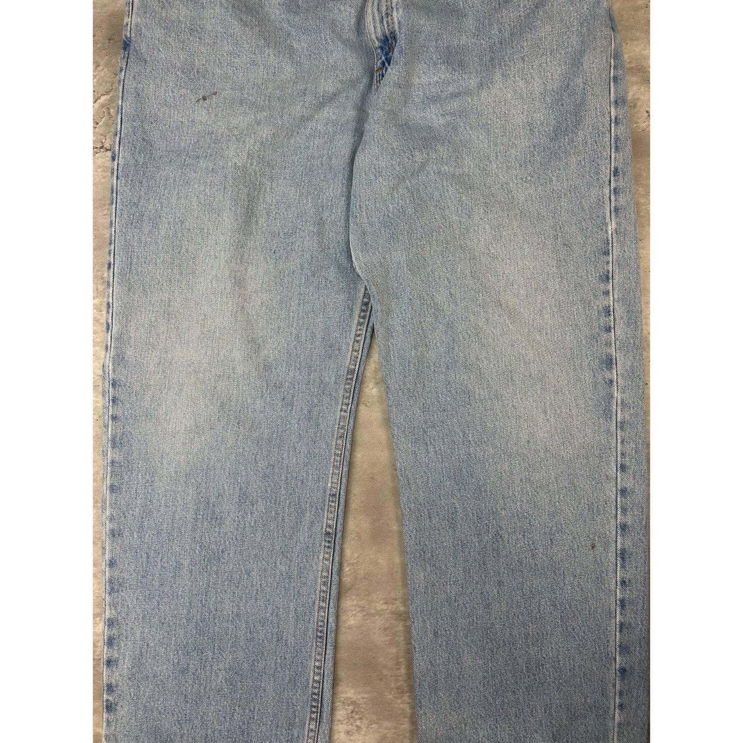 Vintage 90s Levis Red Tab Light Wash Denim Baggy Fit Pants Size 39