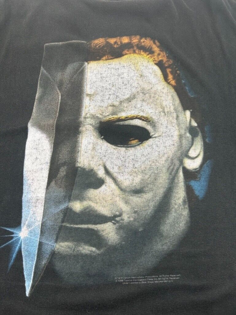 Vintage Michael Myers Halloween Horror Promo T-Shirt Size 2XL