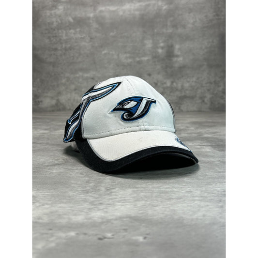 Vintage Toronto Blue Jays MLB Embroidered Logo New Era Strapback Hat OSFA YOUTH
