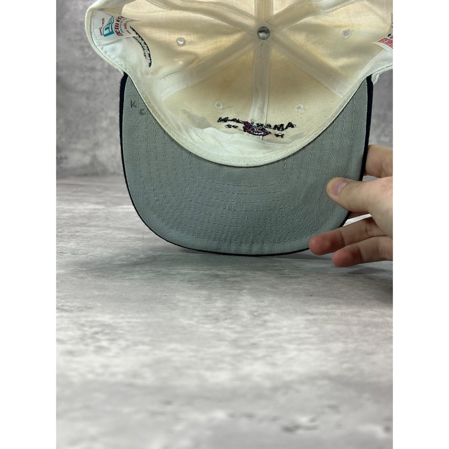 Vintage 1997 Cleveland Indians MLB AL Champs Embroidered Snapback Hat OSFA