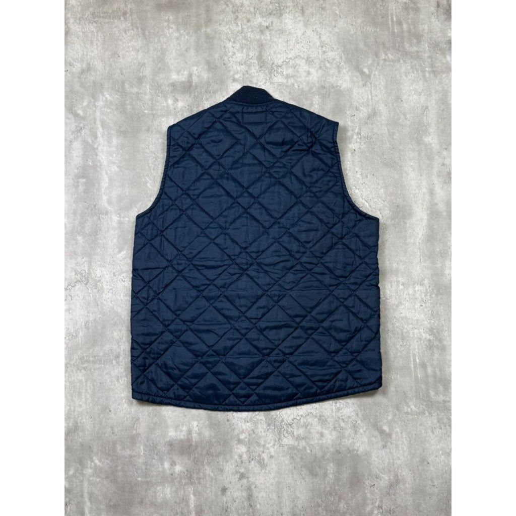 Vintage 1970 Osh Kosh Quilted Lined Full Zip Vest Size Large