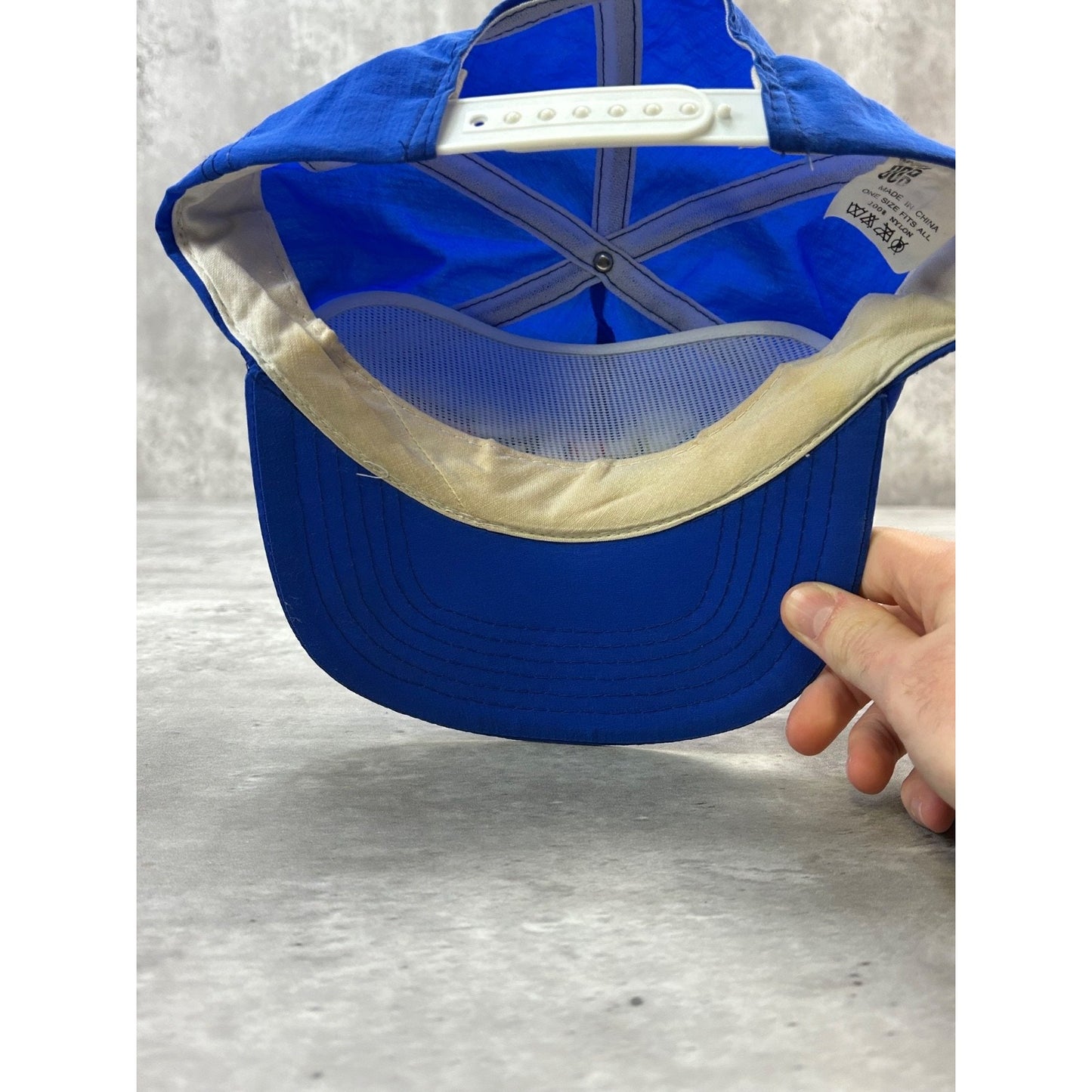 Vintage 90s Bahamas Embroidered Flag Graphic Destination Snapback Hat OSFA