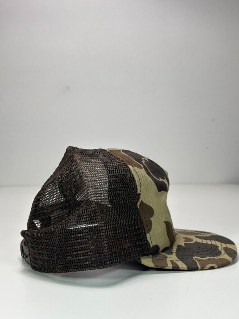 Vintage 80s/90s Duck Camo Trucker Snapback Hat OSFA