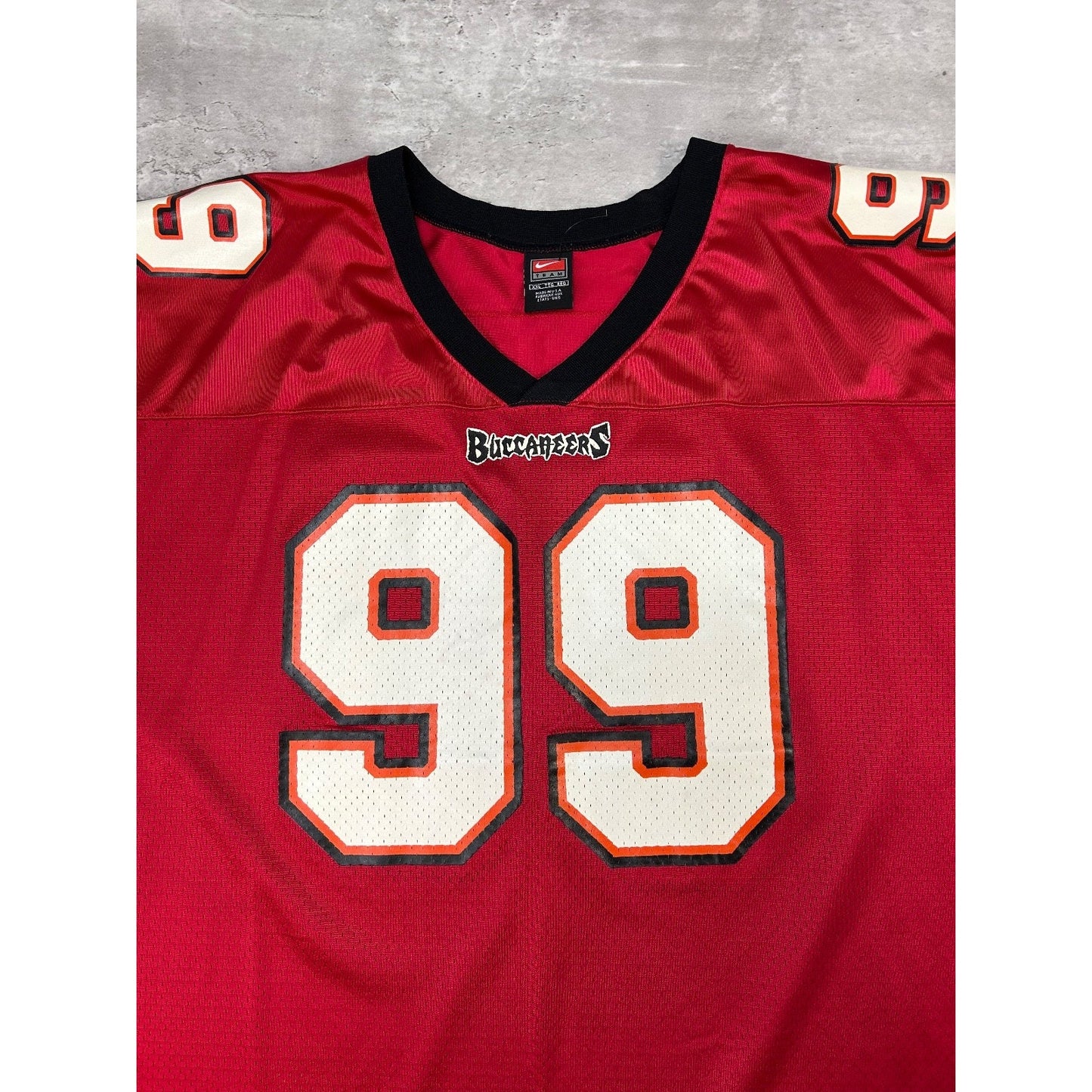 Vintage 90s Tampa Bay Buccaneer #99 NFL Nike Football Jersey Size 2XL