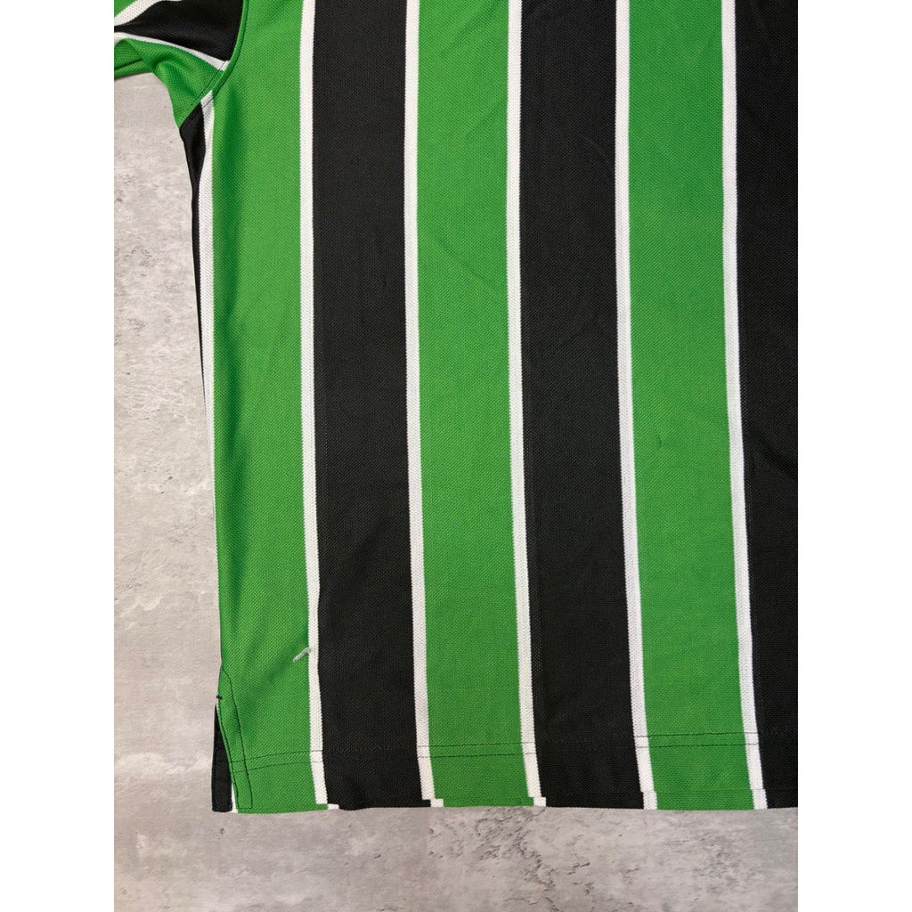 Vintage 90s Nike Embroidered Swoosh Striped Soccer Jersey Size Medium