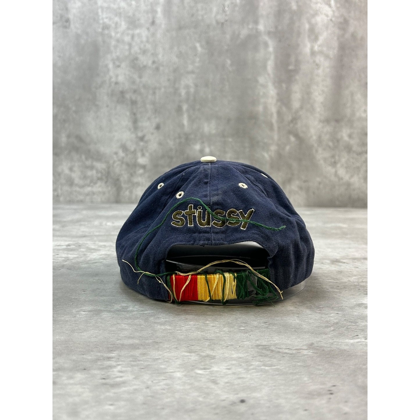Vintage Stussy Embroidered Crown Graphic Snapback Hat OSFA