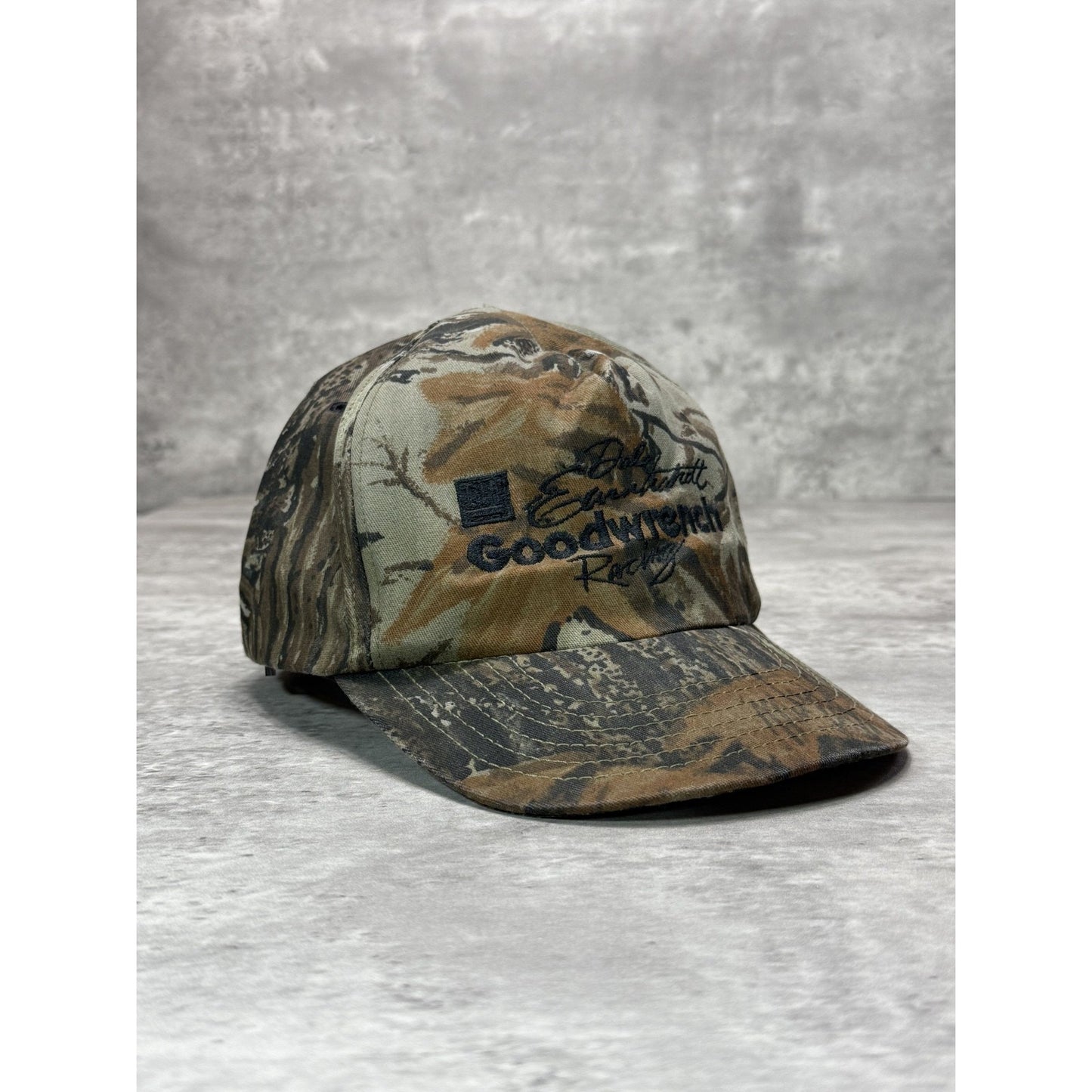 Vintage Dale Earnhardt Goodwrench Racing Nascar Realtree Camo Snapback Hat OSFA