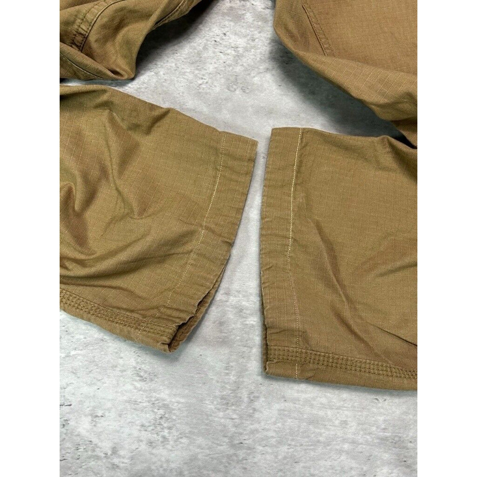 Carhartt Original Fit Ripstop Canvas Workwear Cargo Pants Size 37 Beige
