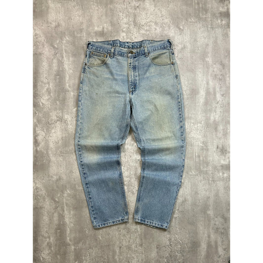 Vintage Carhartt Light Wash Denim Workwear Pants Size 37
