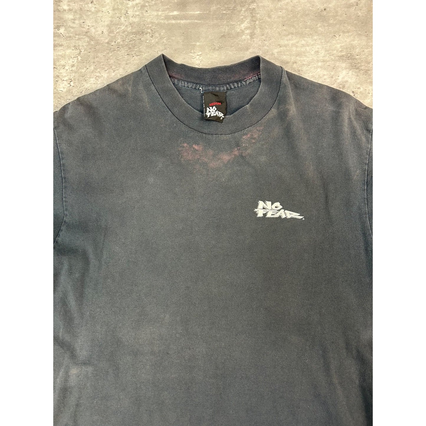 Vintage 90s No Fear Its Simple You Lose You Go Home Slogan T-Shirt Size Medium