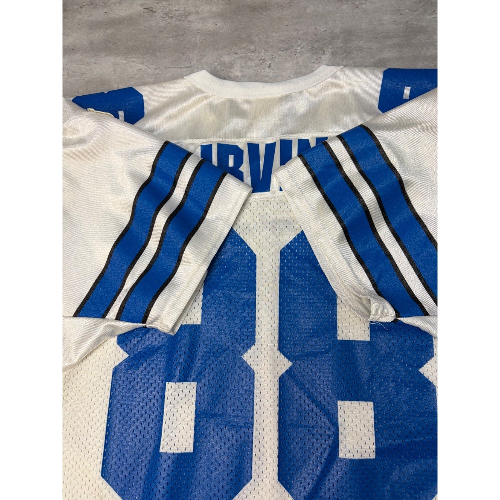 Vintage 90s Michael Irvin #88 Dallas Cowboys NFL Wilson Football Jersey Size XL