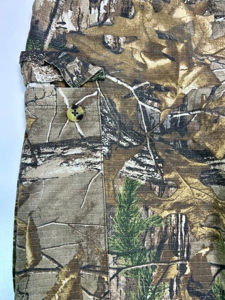 Bush Master Real Tree Xtra Camo Rip Stop Cargo Hunting Adjustable Pants Size 41W