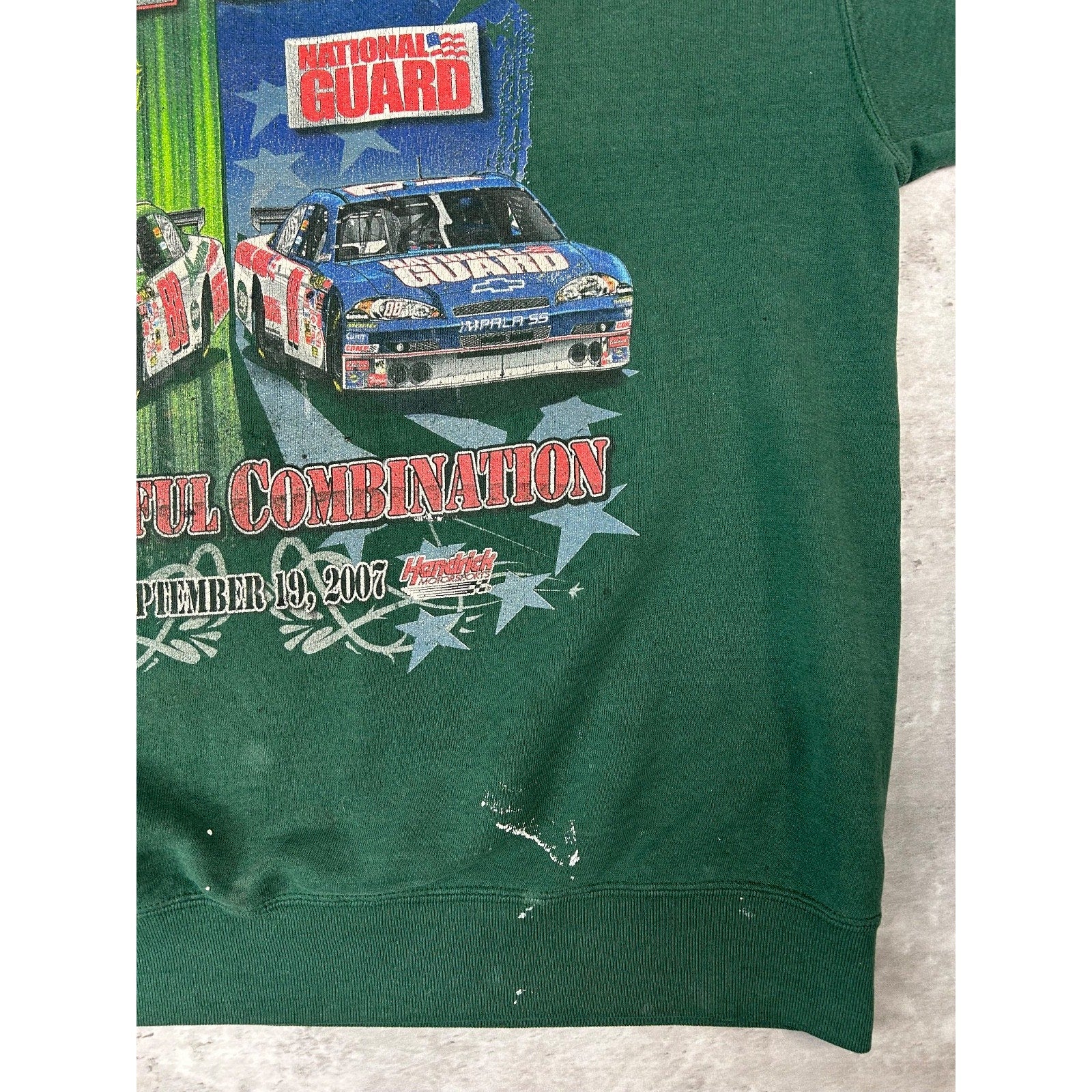 Vintage Dale Earnhardt Jr. #88 Nascar Racing Graphic Sweatshirt Size XL
