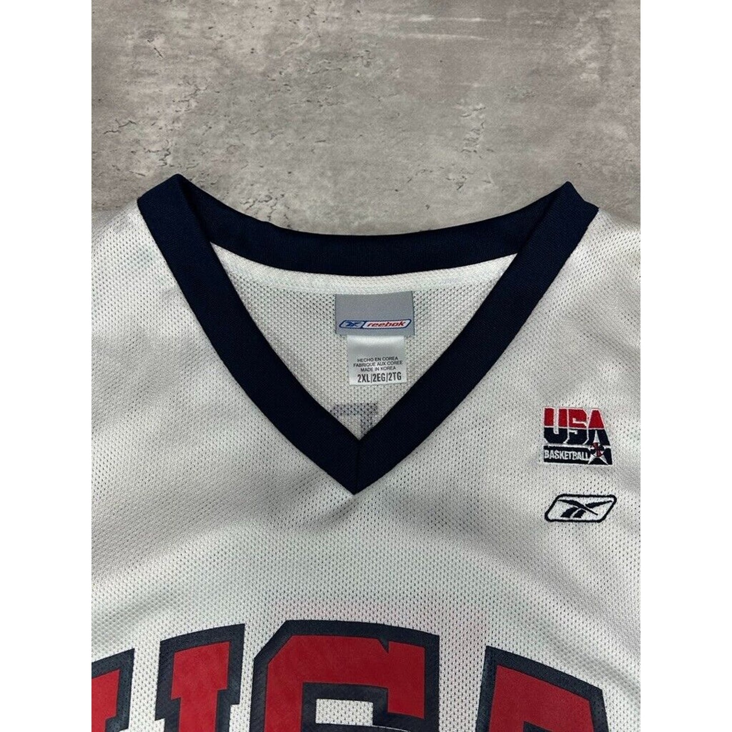 Vintage Jason Kidd #5 USA Olympics Dream Team Reebok Basketball Jersey Size 2XL