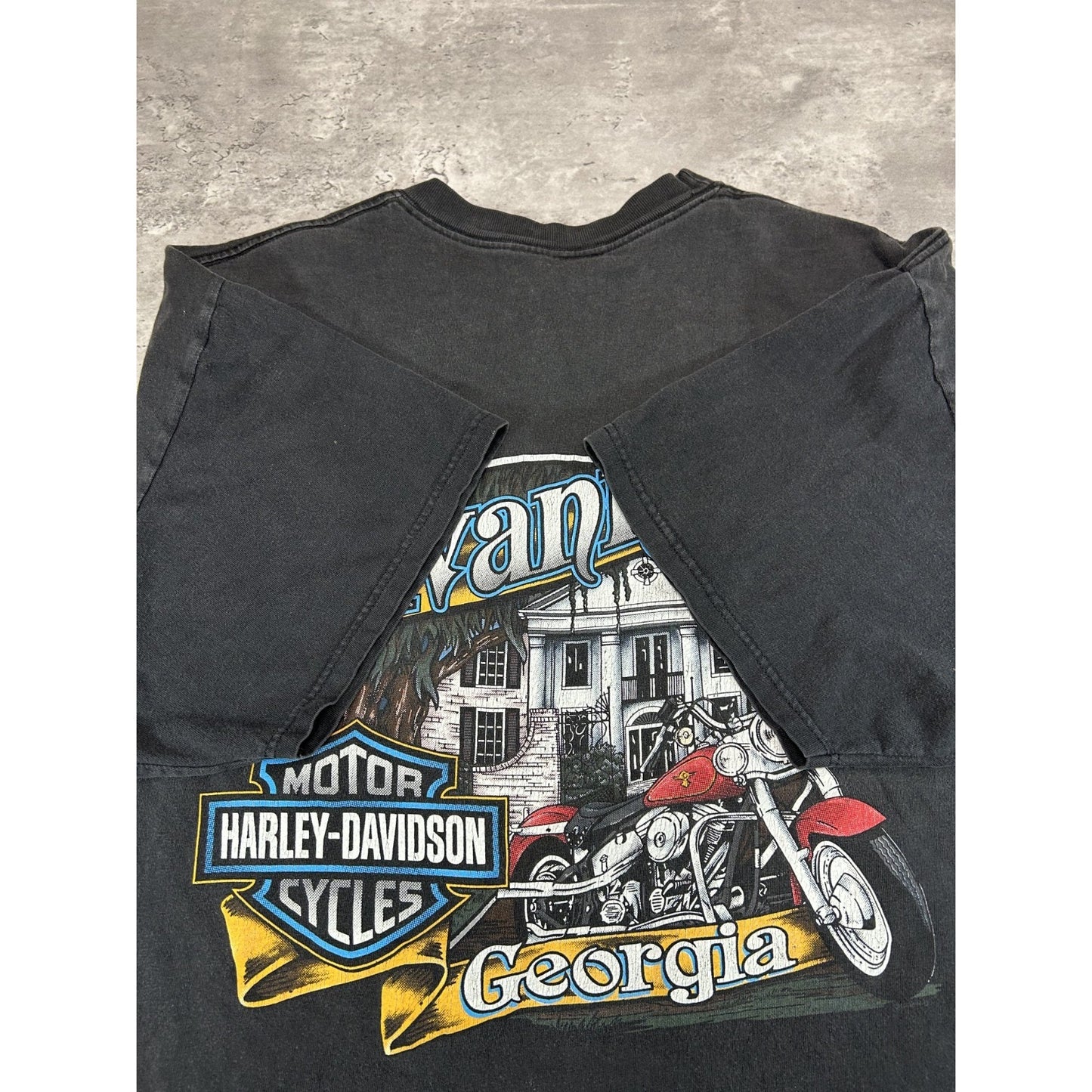Vintage 2001 Harley Daivdson Live To Ride Spellout Graphic T-Shirt Size XL