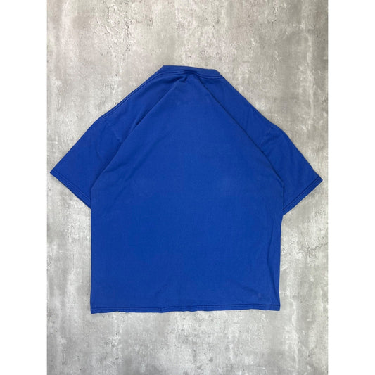 Vintage 1998 Adam Sandler The Waterboy Movie Promo T-Shirt Size XL Blue