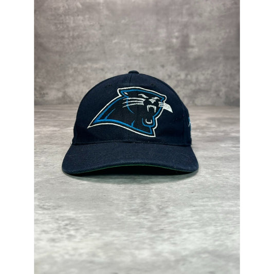 VTG 90s Carolina Panthers NFL Sports Specialties Plain Logo Snapback Hat OSFA
