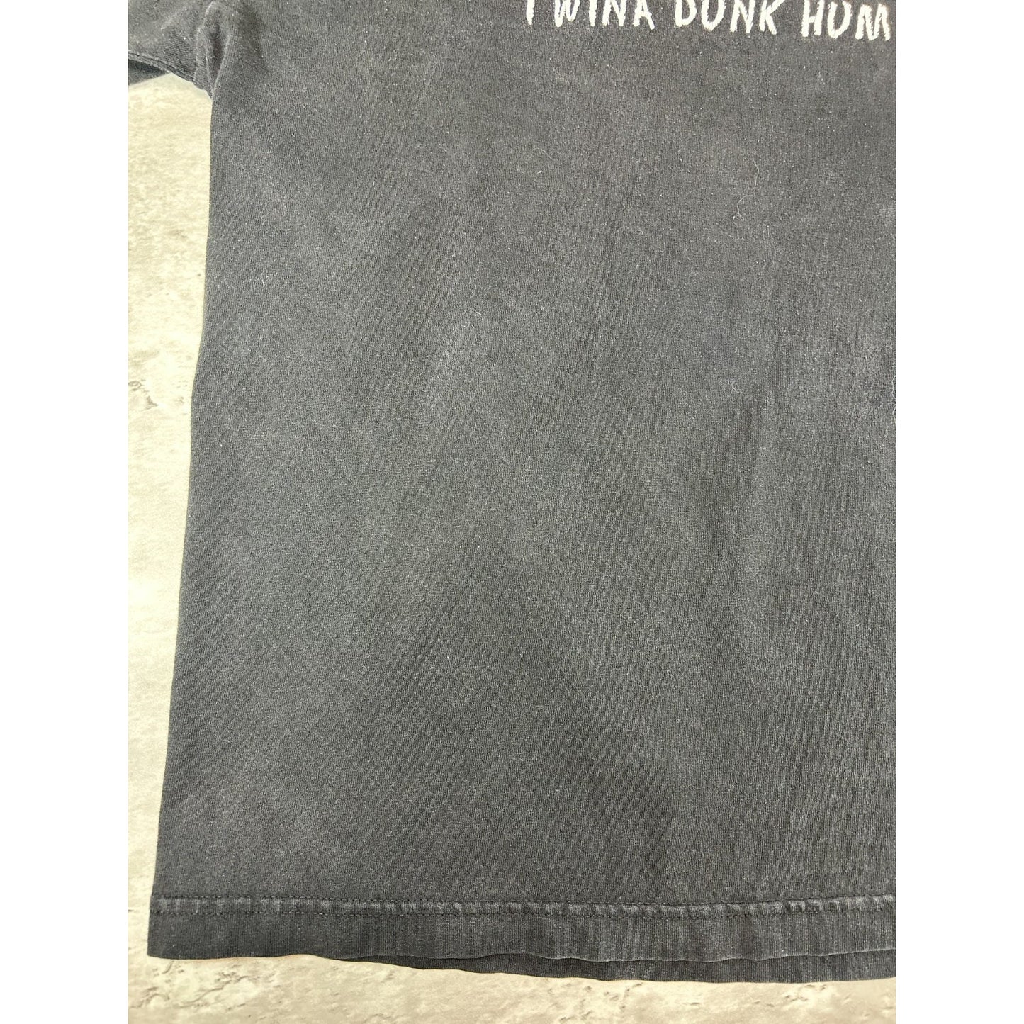 Vintage 90s I Will Not Come Home Drunk Comedy Slogan T-Shirt Size XL Black