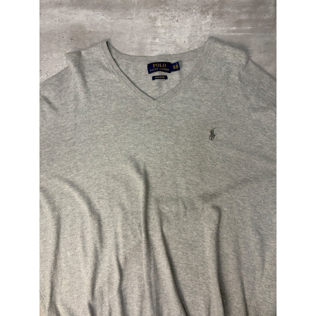 Vintage Polo Ralph Lauren Embroidered Pony Lightweight Knit Sweater Size XL
